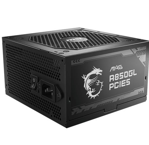 MSI MAG A850GL PCIE5 – 850W – 80 Plus Gold – — vista 2