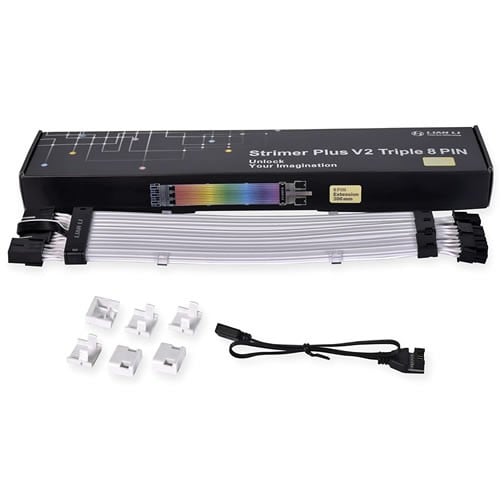 Lian Li Strimer Plus V2 Triple 8 Pines (PW12-PV2) — vista 2