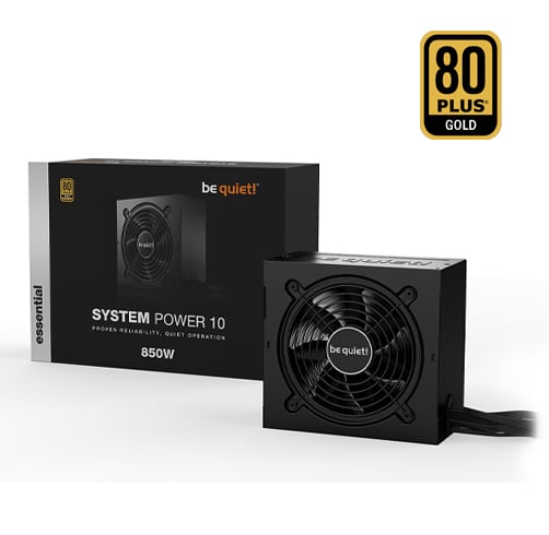 Be Quiet! SYSTEM POWER 10U 850W – 80 Plus Gold