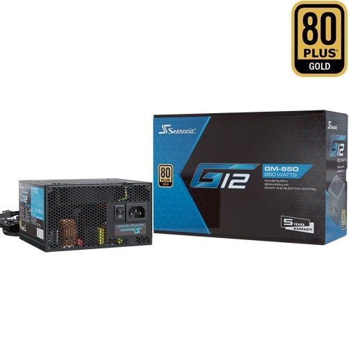Seasonic G12 – GM-850 – 80 Plus Gold