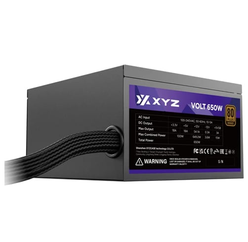 XYZ Volt One – 650W – 80 Plus Bronce — vista 3