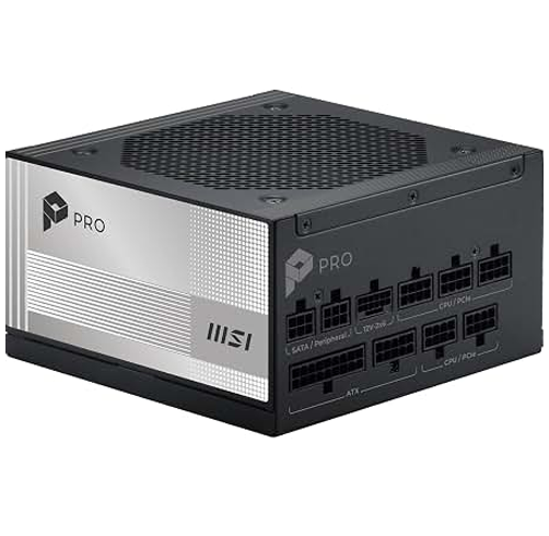 MSI Pro A850PL PCIE5 – 850W – 80 Plus Platinum — vista 2
