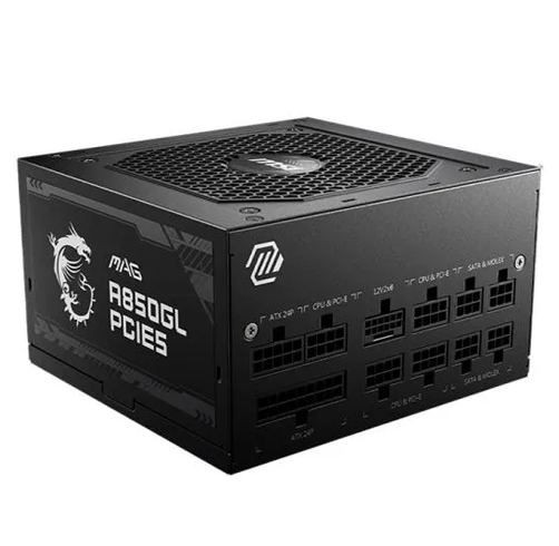 MSI Mag A850GL PCIE5 – 850W – 80 Plus Gold — vista 2