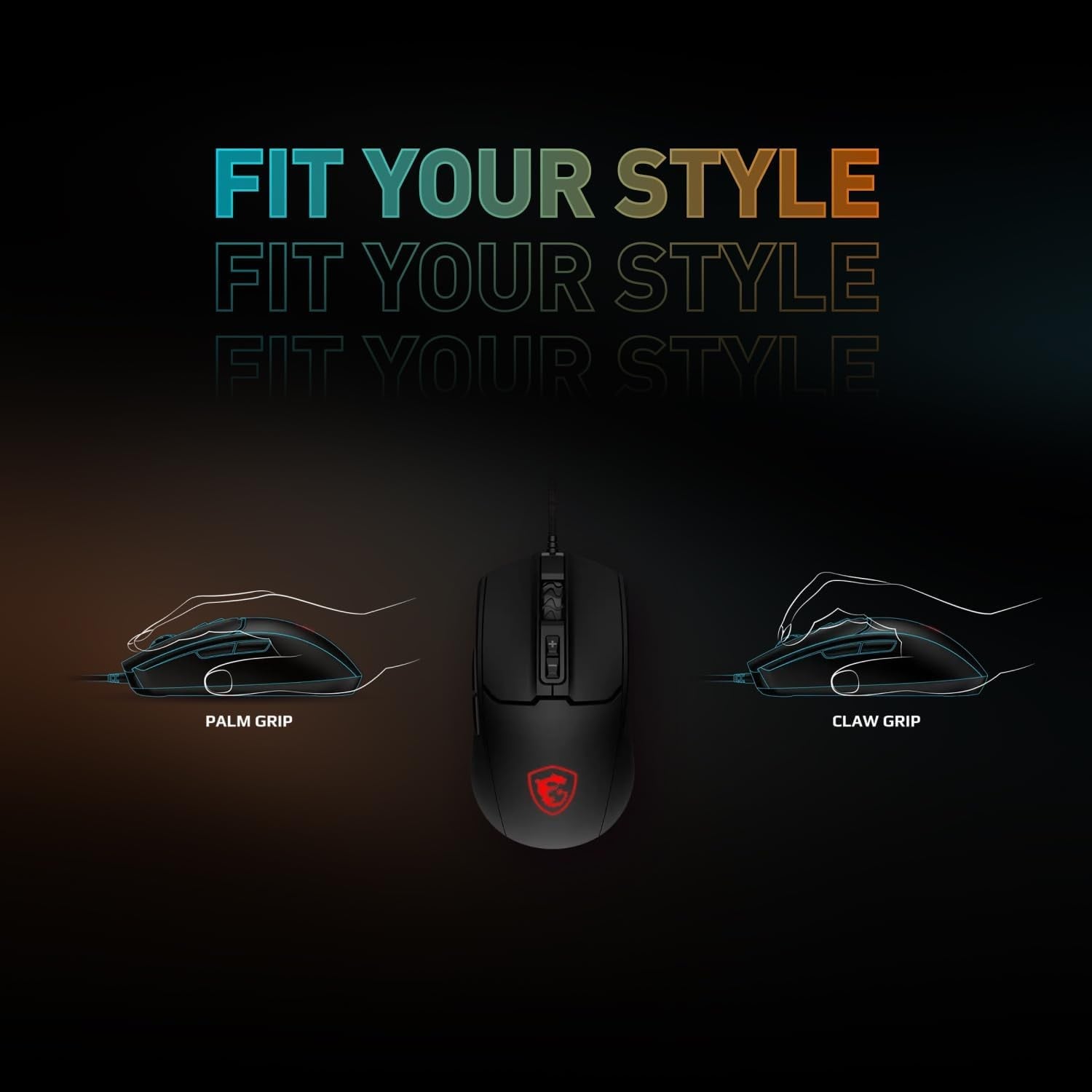 Teclado Y Mouse MSI – Forge GK100 Combo – Ingles — vista 2