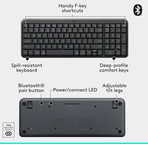 Teclado Y Mouse Logitech MK250 – Wireless — vista 2