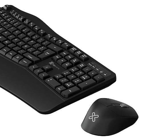 KlipXtreme Teclado Y Mouse ErgoLink Duo – Español – Negro — vista 2