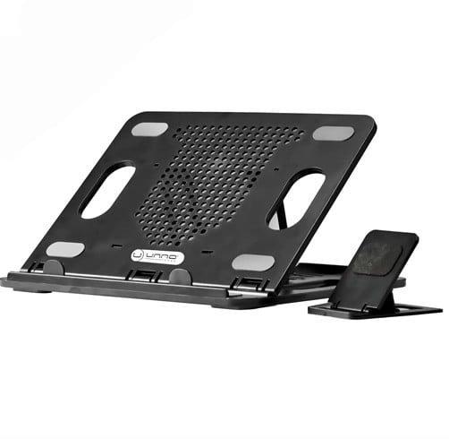 Stand Unno Tekno Para Laptop Ergonomico – Stand Para Celular Incluido – NC6115BK