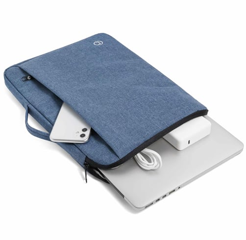 Unno Tekno Funda Para Laptop CitySleek – 15.6″ – Azul — vista 3