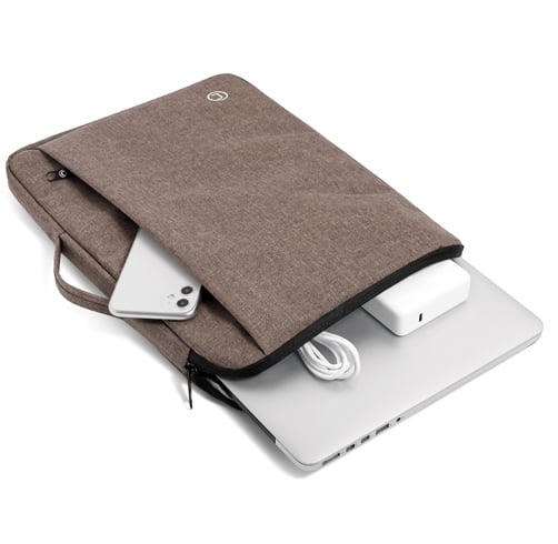 Unno Tekno Funda Para Laptop CitySleek – 15.6″ – Cafe — vista 3