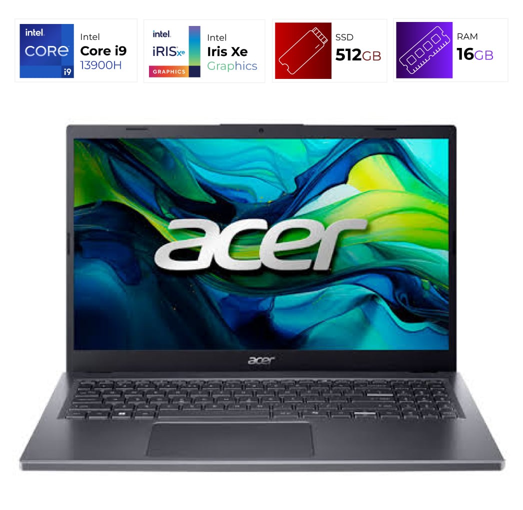 Acer Aspire 15 A15-51M-99W4 – Intel I9 13900H – 16GB – 512GB