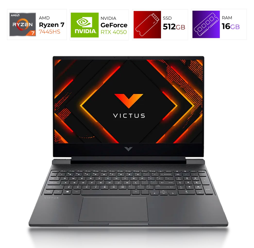 HP Victus 15-FB3093 – AMD Ryzen 7 7445HS – 16GB – RTX 4050 – 512GB