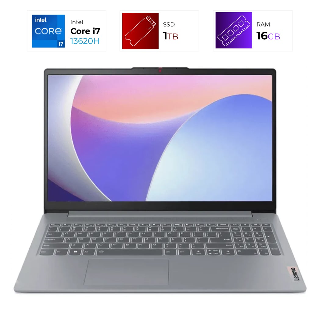Lenovo Ideapad Slim 3 – Intel I7 13620H – 16GB – 1TB – Luna Grey