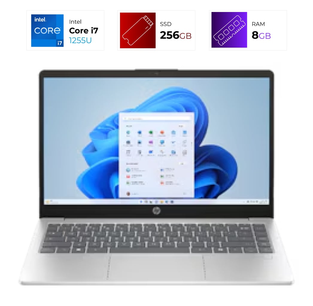 HP 15-Fd0777nr – Intel I7 1255U – 8GB – 256GB