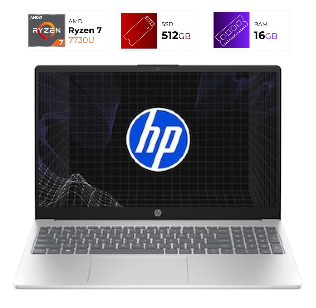 HP 15-Fc0372la – AMD Ryzen 7 7730U – 16GB – 512GB