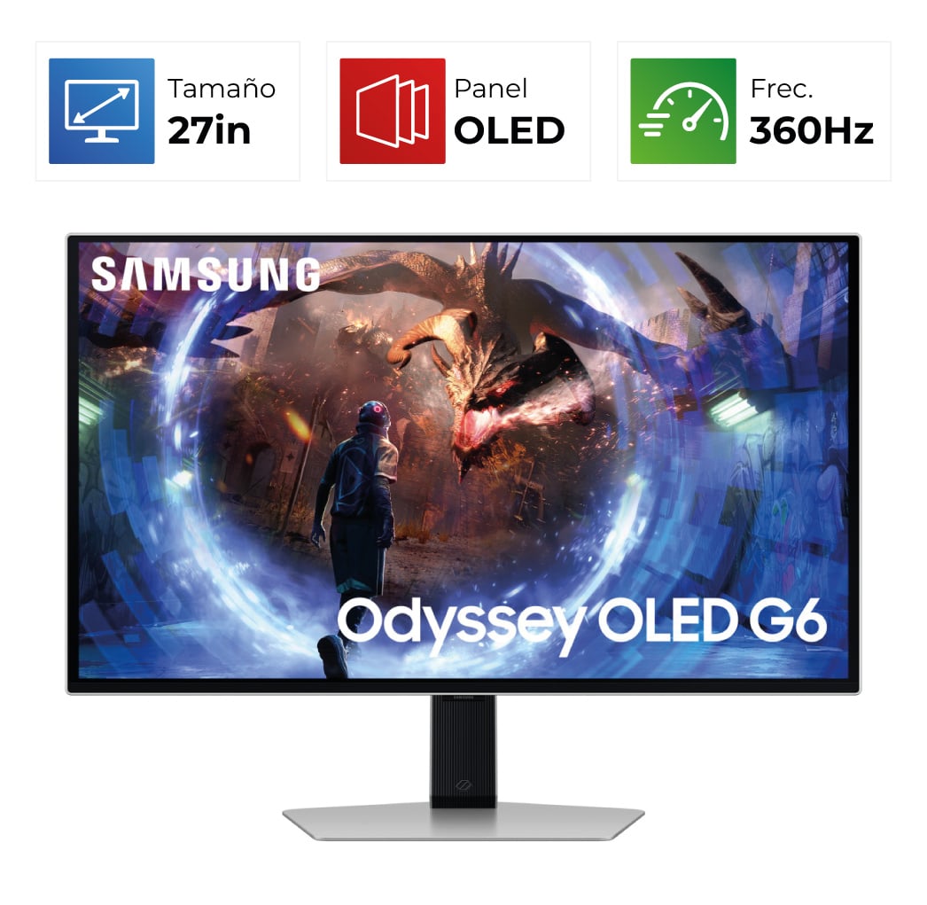 Samsung Odyssey OLED G6 – 27″ – 2K – 360Hz – OLED