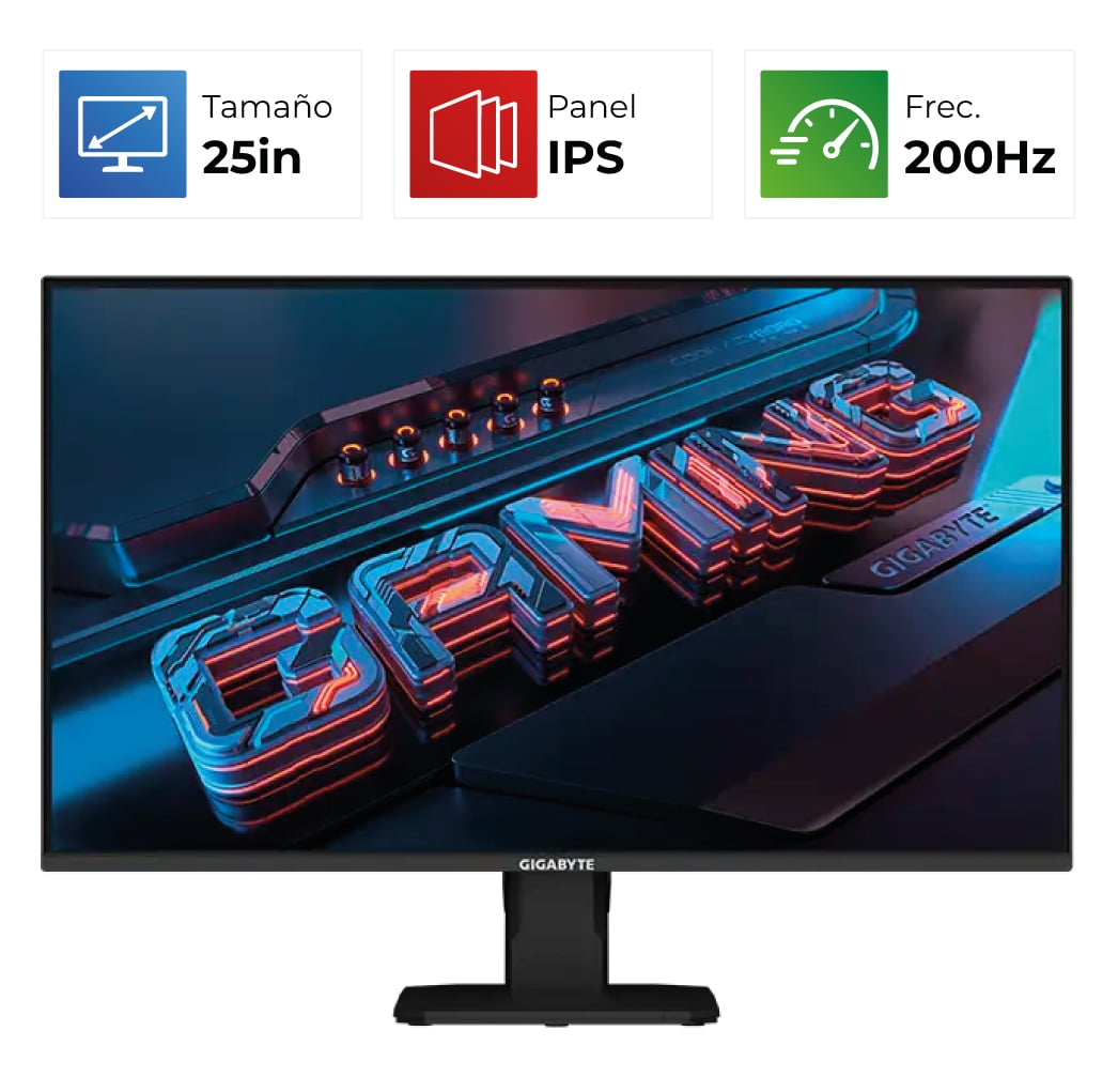 Gigabyte GS25F2 – 25″ – FHD – 200Hz – IPS – HDR10