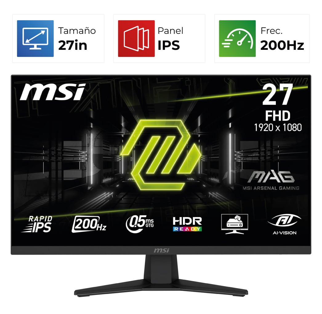 MSI MAG 274F – 27″ – FHD – 200Hz – IPS