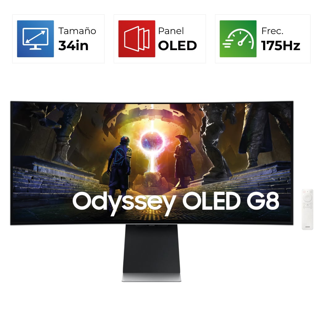 Samsung Odyssey OLED G8 – 34″ – UWQHD – 175Hz – OLED