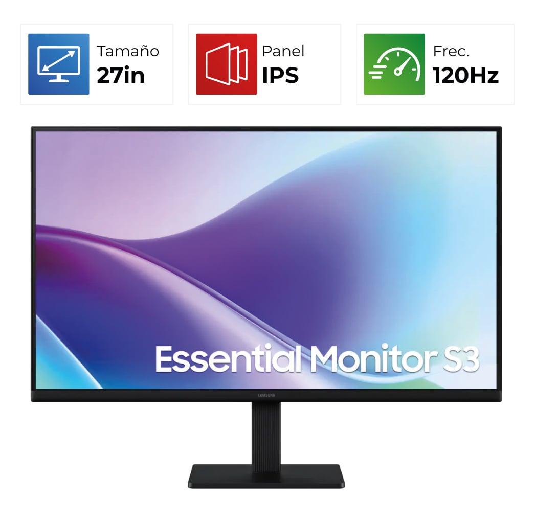 Samsung Essential S3 – 27″ – FHD – 120Hz – IPS