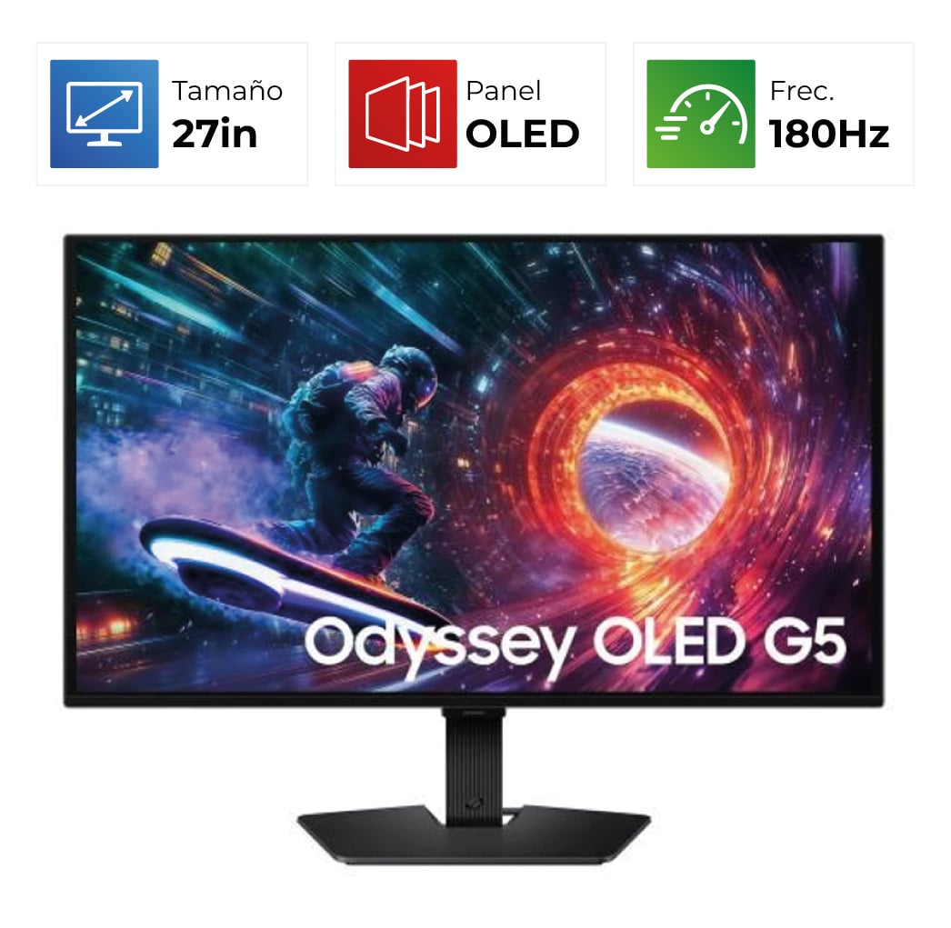 Samsung Odyssey OLED G5 – 27″ – 2K – 180Hz – OLED