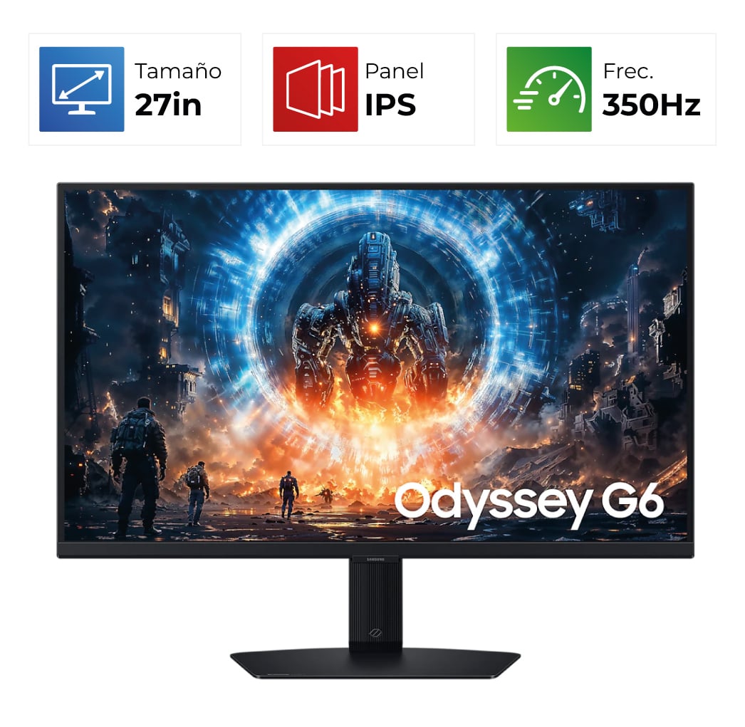 Samsung Odyssey G6 – 27″ – 2K – 350Hz – IPS