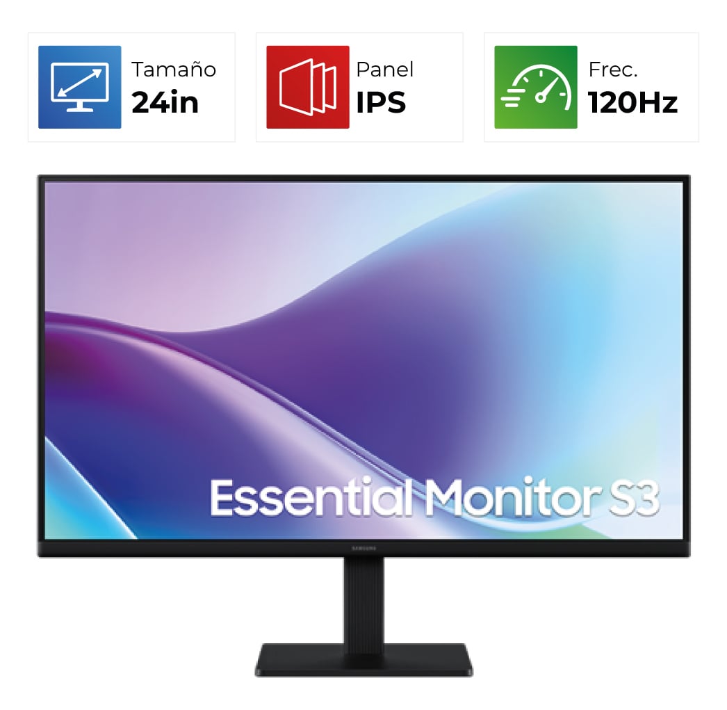 Samsung Essential S3 – 24″ – FHD – 120Hz – IPS