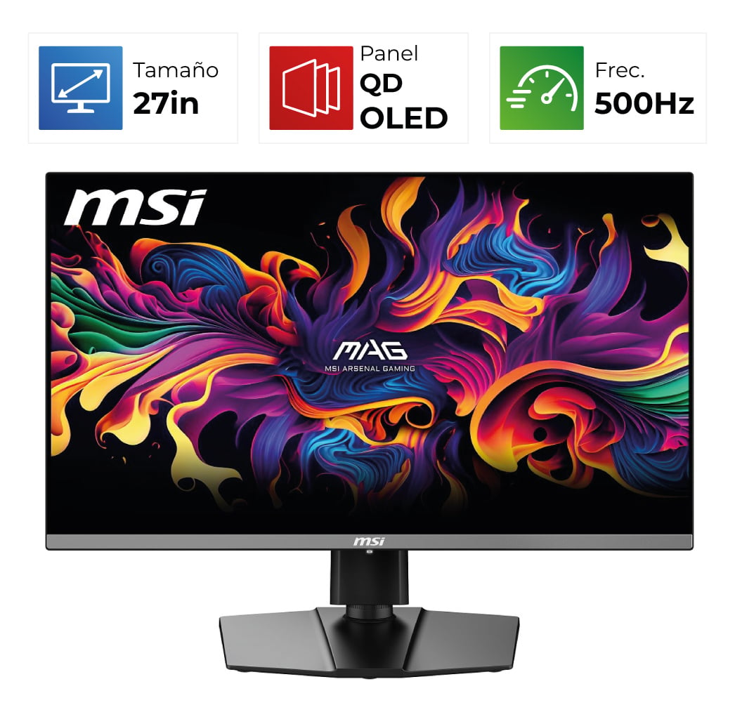 MSI MAG 272QP QD-OLED X50 – 27″ – 2K – 500Hz – OLED