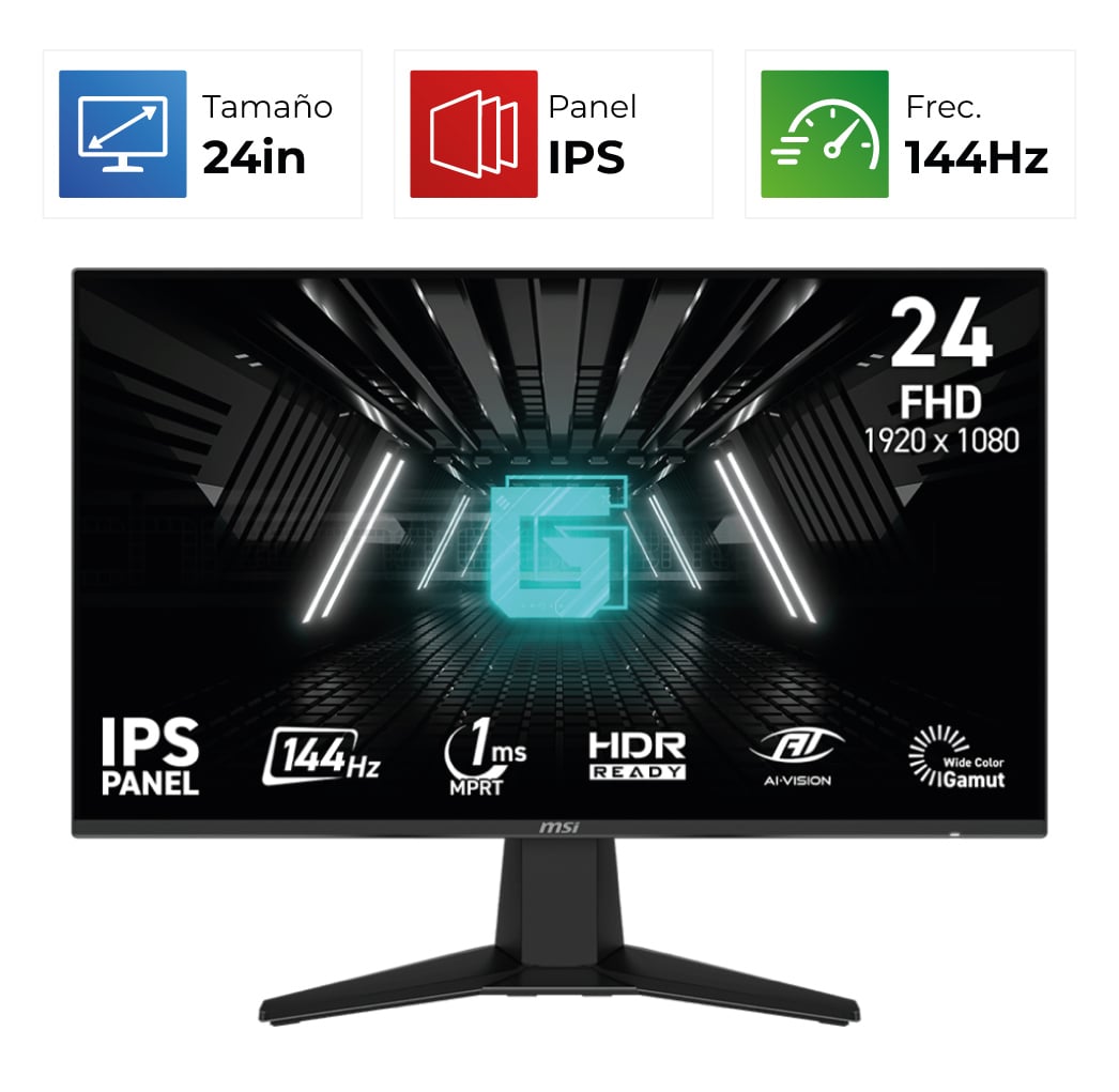 MSI G242L E14 – 24″ – FHD – 144Hz – IPS