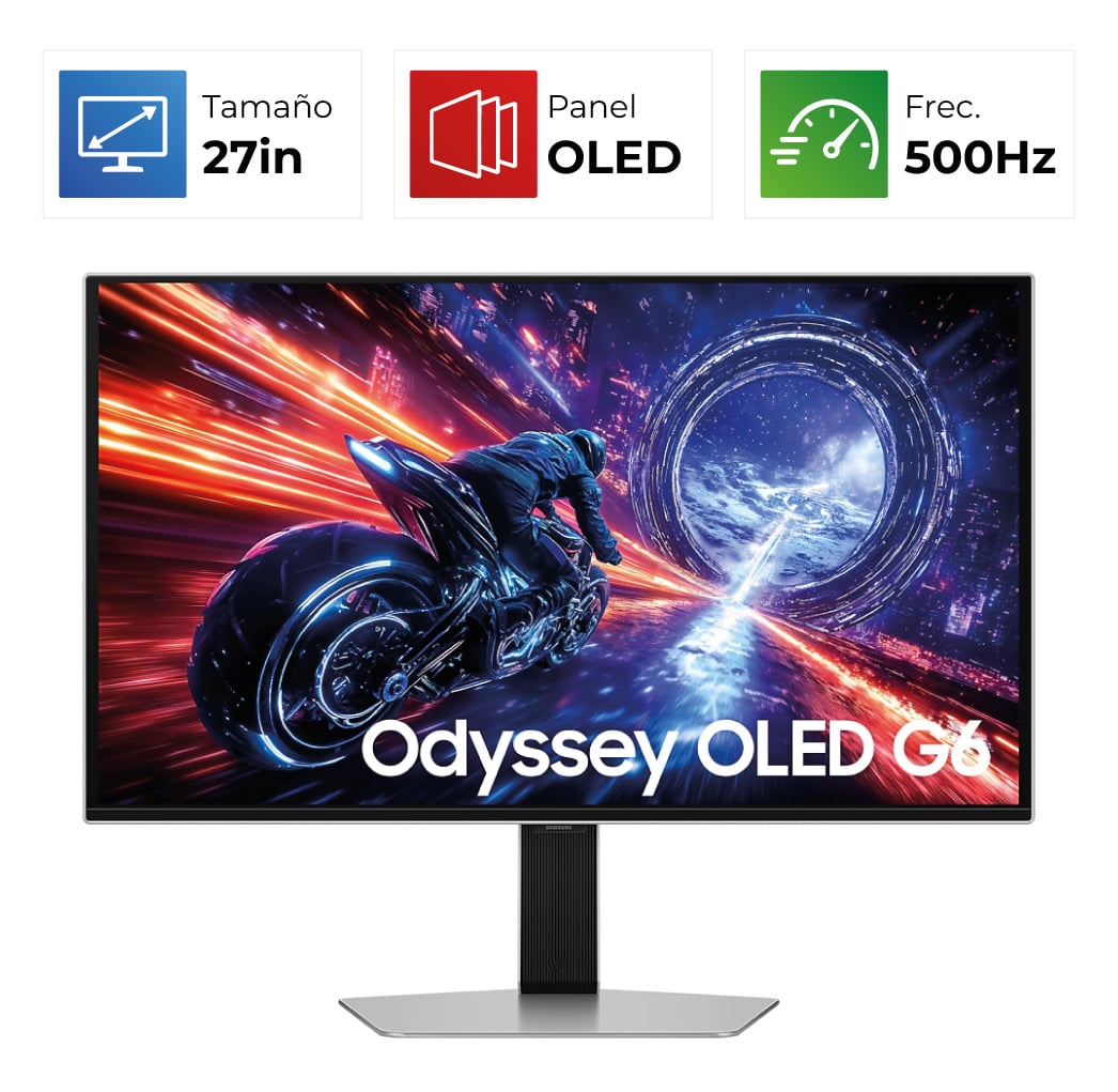 Samsung Odyssey OLED G6 – 27″ – 2K – 500Hz – OLED
