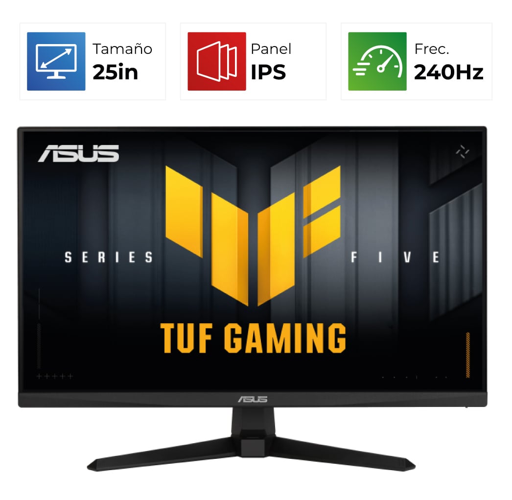 Asus TUF VG259QM5A – 25″ – FHD – 240Hz – IPS
