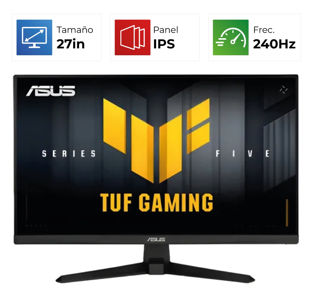 Asus TUF VG279QM5A – 27″ – FHD – 240Hz – IPS