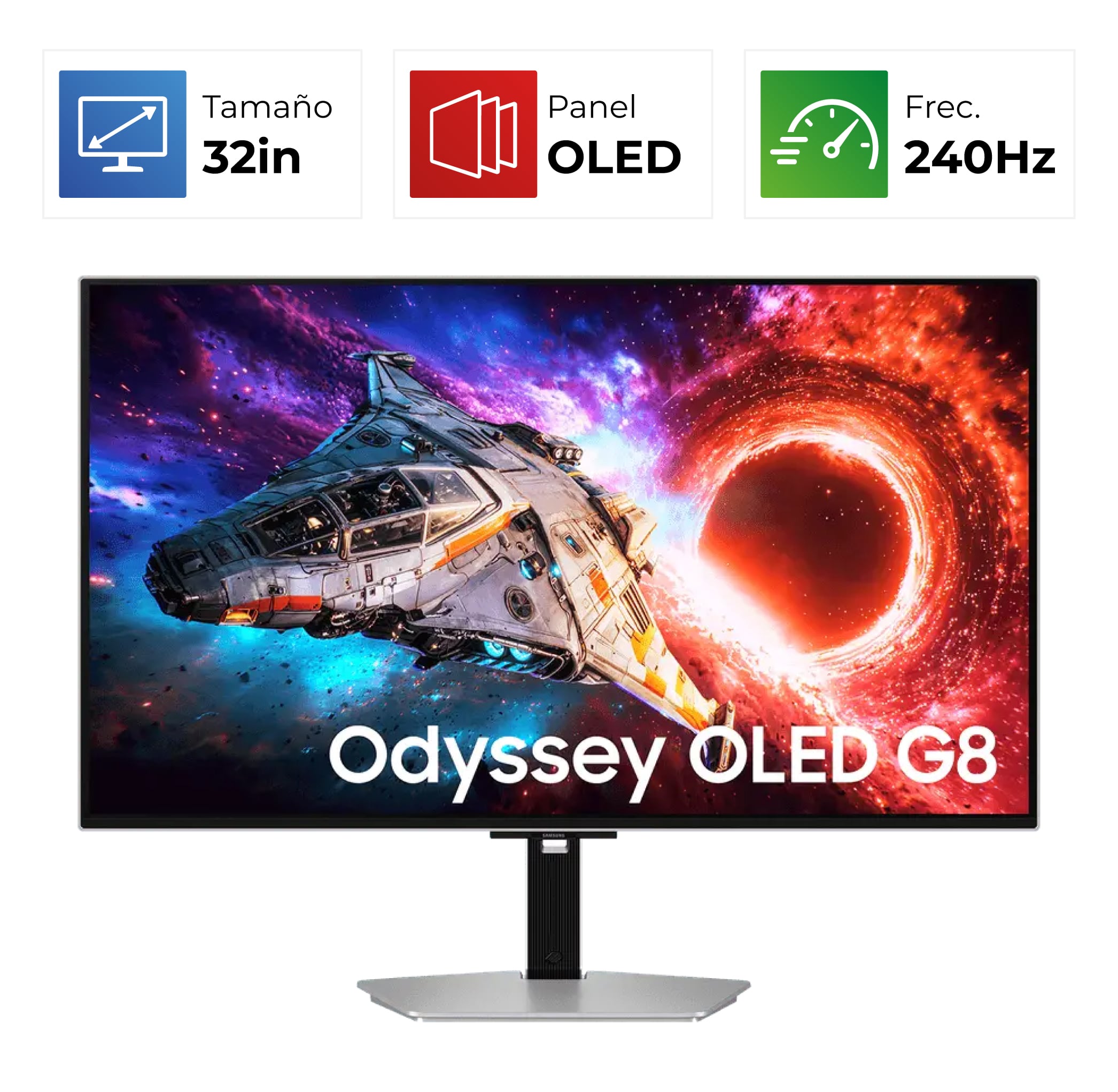Samsung Odyssey OLED G8 – 32″ – 4K – 240Hz – OLED