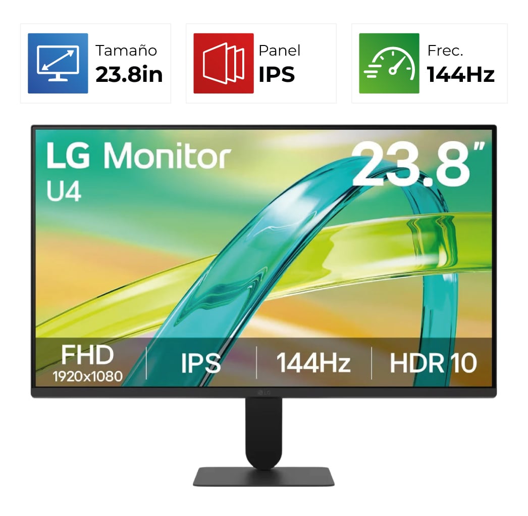 LG U4 – 24″ – FHD – 144Hz – IPS