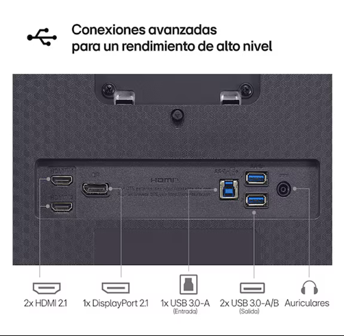 LG UltraGear GX7 – 27″ – 2k – 480Hz – OLED — vista 3