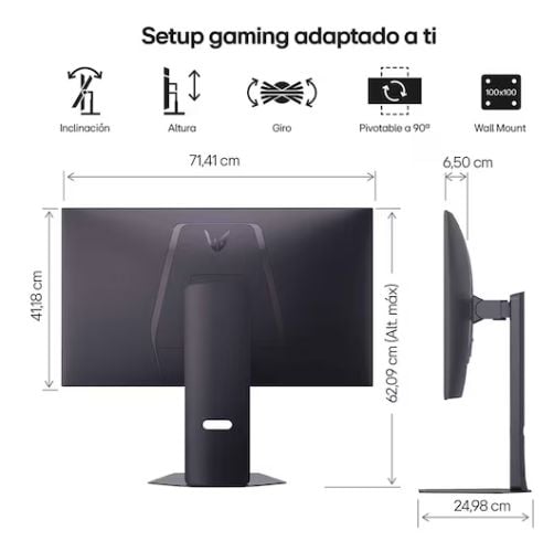 LG UltraGear GX8 – 32″ – 4k – 165Hz – OLED — vista 3