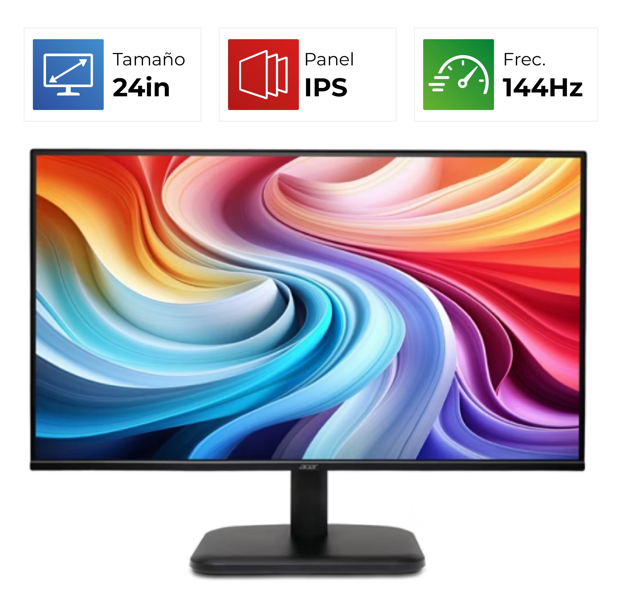 Acer EK241Y P6bi – 24″ – FHD – 144Hz – IPS – 1ms – Negro