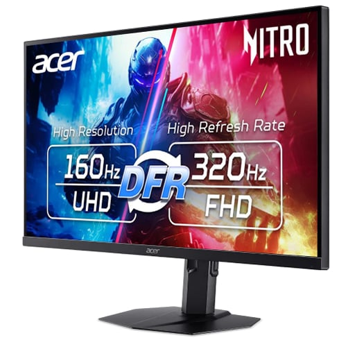 Acer XV325QK V3bmiipprx – 32″ – UHD – 320Hz Dual Mode – QD Mini Led – 0,5ms — vista 2