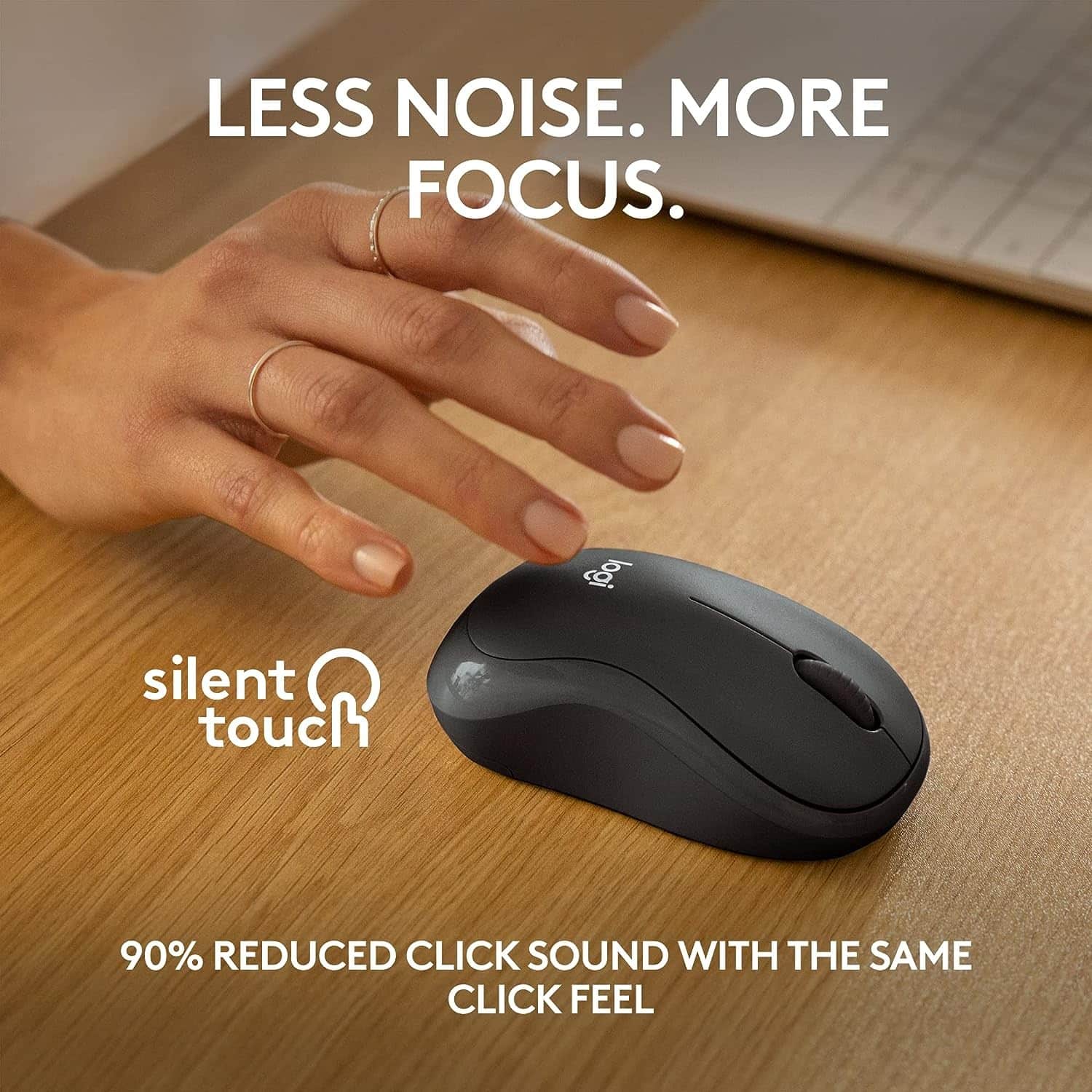 Logitech M240 SilentTouch Bluetooth – Negro — vista 3