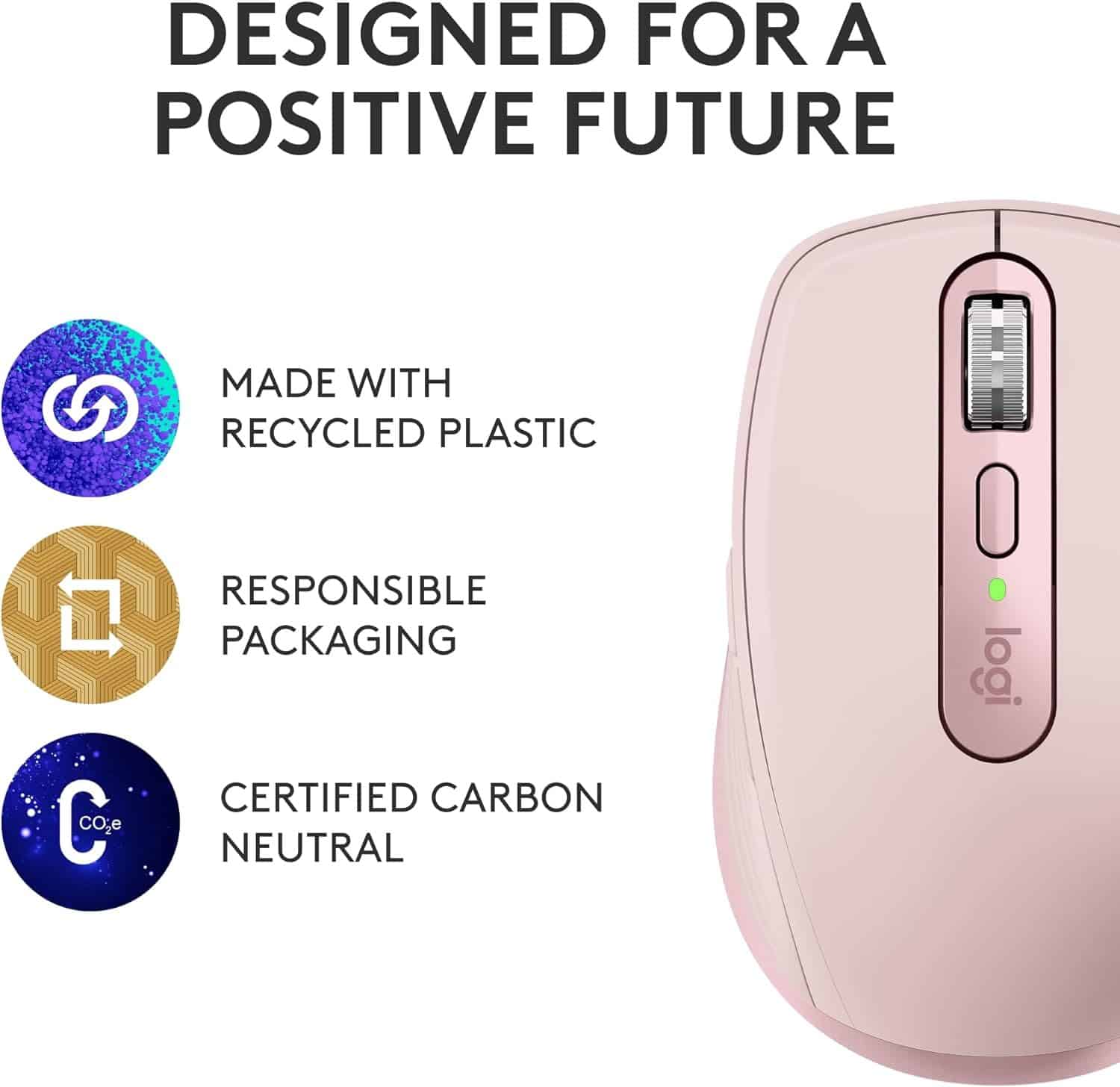 Logitech MX Anywhere 3S – Wireless – Rosado — vista 2