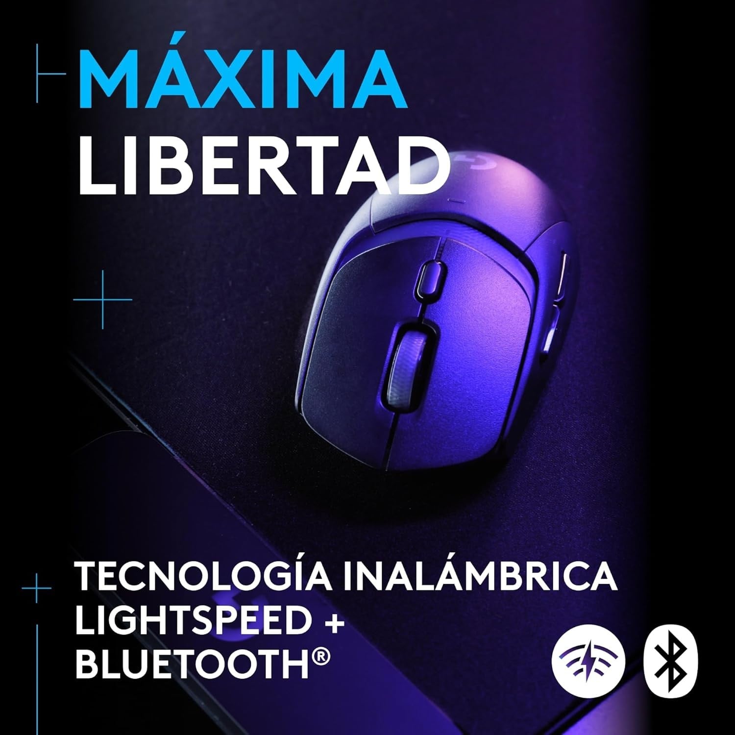 Logitech G309 Lighyspeed Wireless – Negro — vista 2