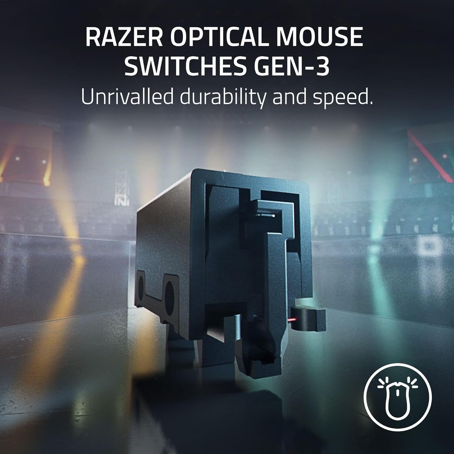 Razer Deathadder V3 Hyperspeed – Negro – Wireless — vista 2