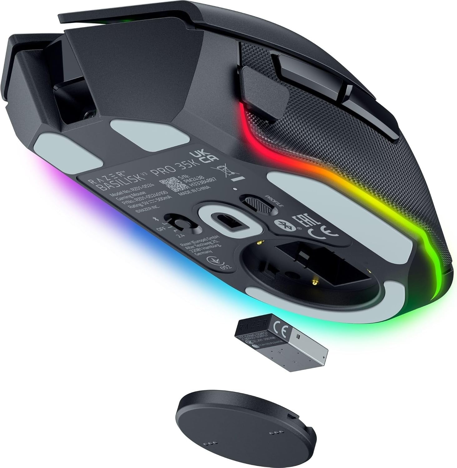 Razer Basilisk V3 Pro 35K – Negro — vista 2