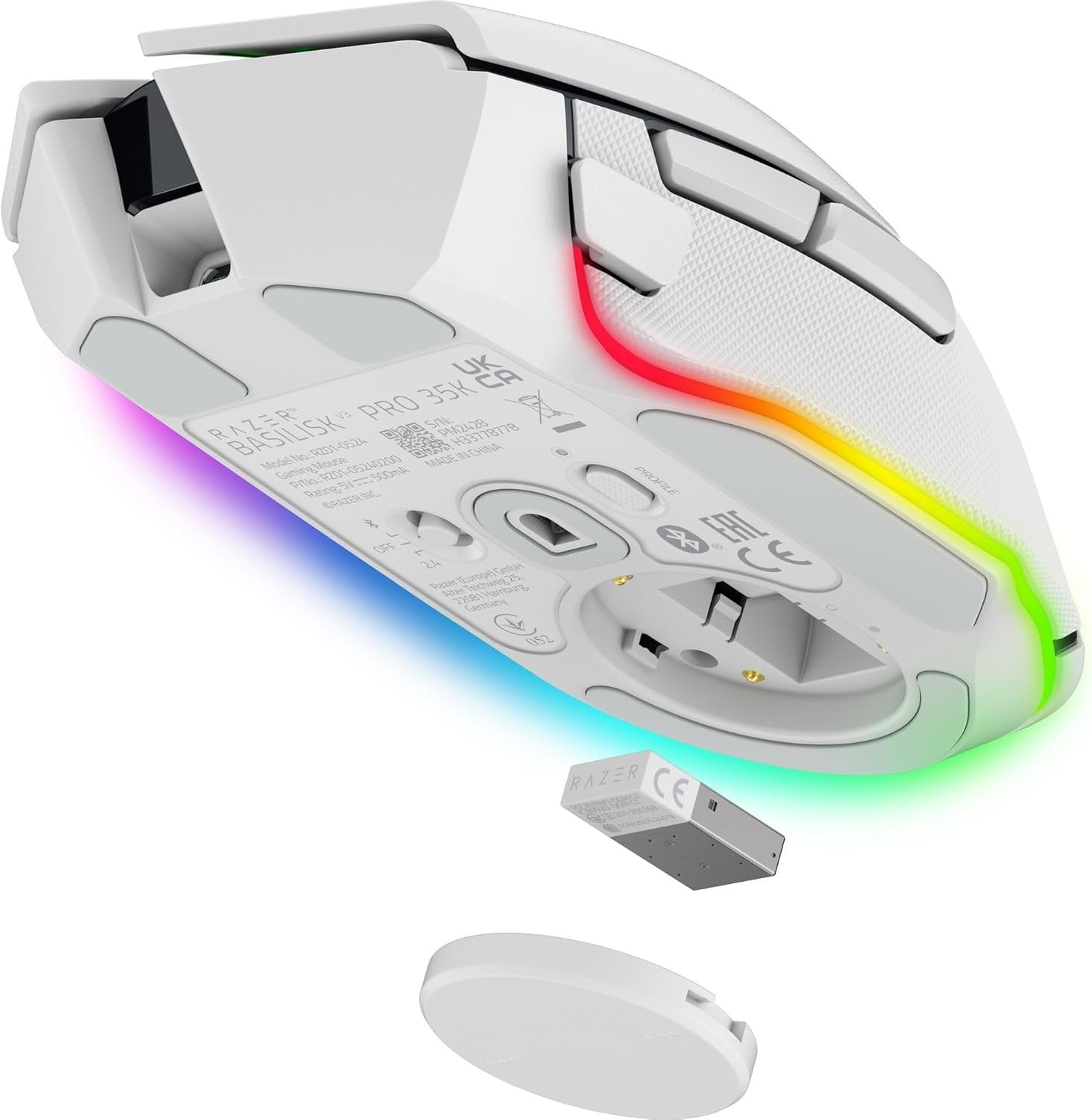 Basilisk V3 Pro 35K – White — vista 3