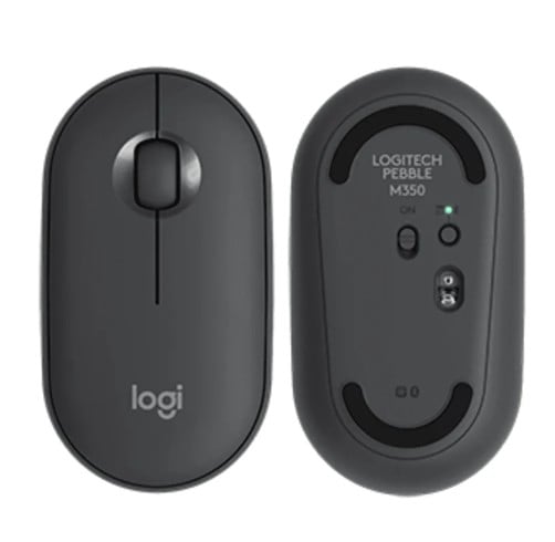 Logitech M350S Pebble Mouse 2 – Negro — vista 2