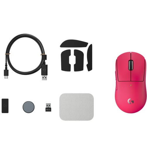 Logitech Pro X Superlight 2c – Rosado — vista 3