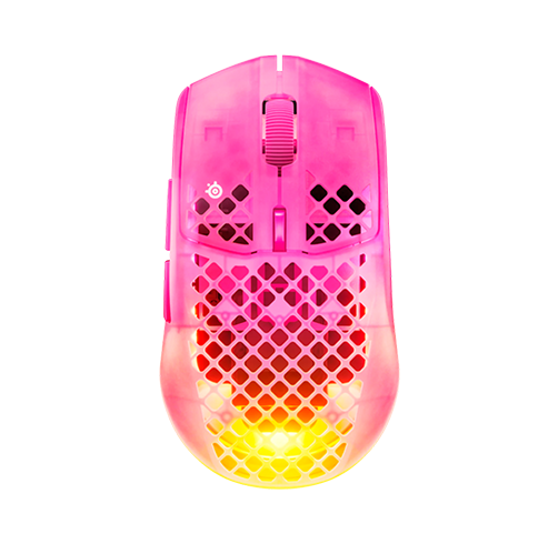 SteelSeries Aerox 3 Wireless Gen 2 – Magenta Haze — vista 2