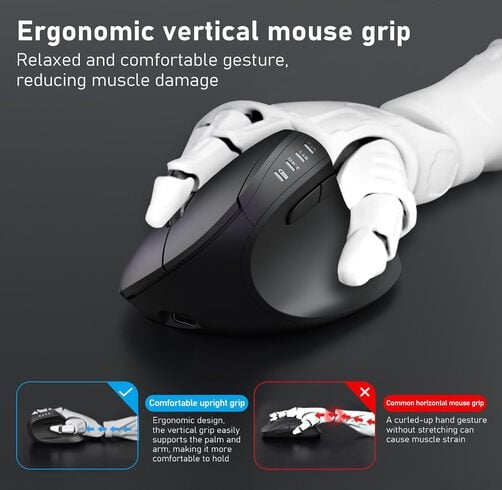 Redragon BM-4235 – Wireless – Negro — vista 3