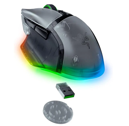 Razer Basilisk V3 Pro 35K – Phantom White — vista 2