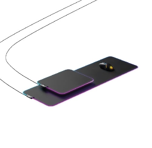 SteelSeries QCK Prism Cloth RGB – XL – 63826 — vista 3