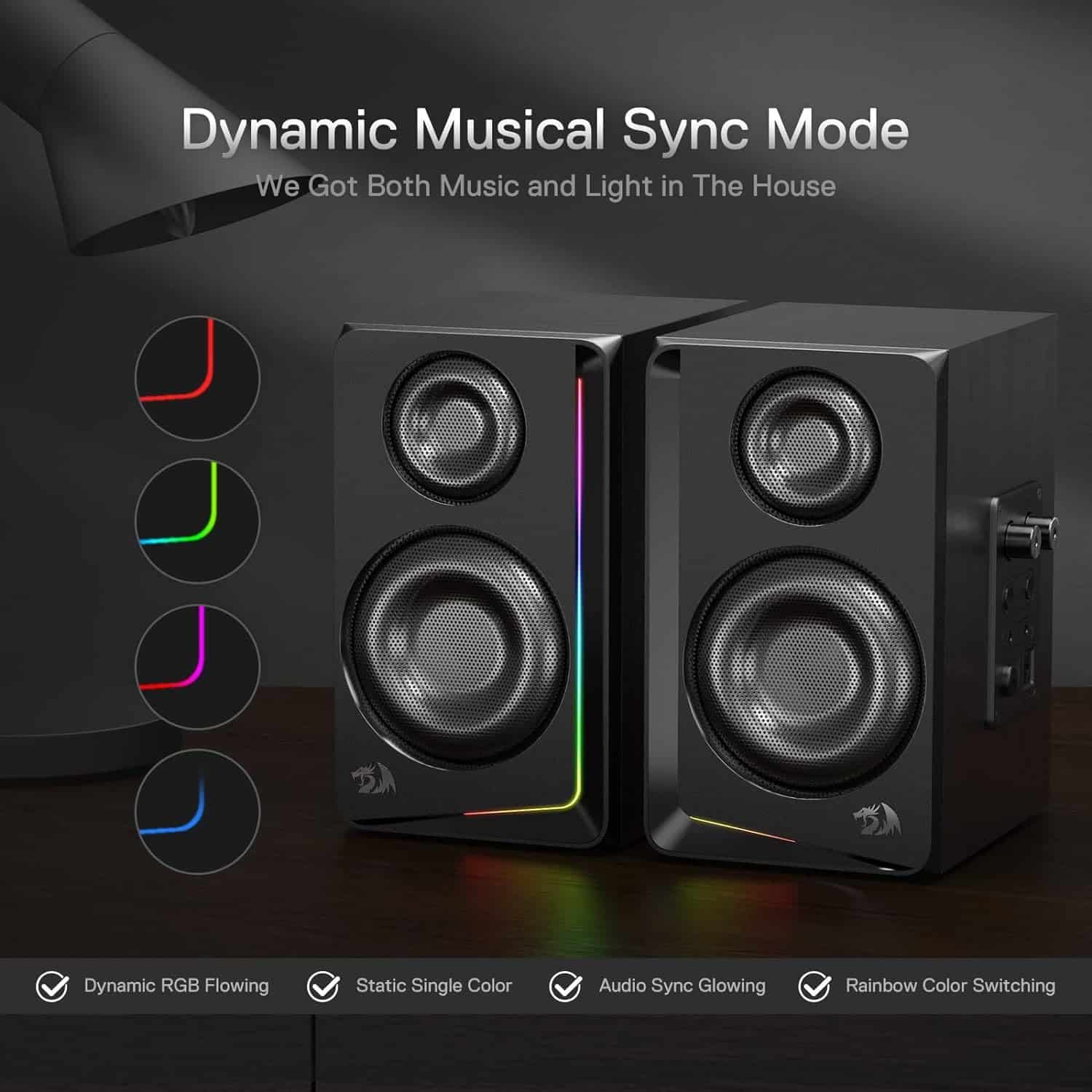 Parlantes Redragon GS812 Andante Bluetooth — vista 2